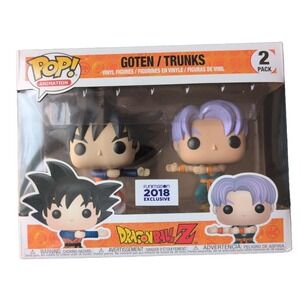 FunKo POP! Dragon Ball Z Goten Trunks 2 Pack Funimation 2018 Exclusive NIB